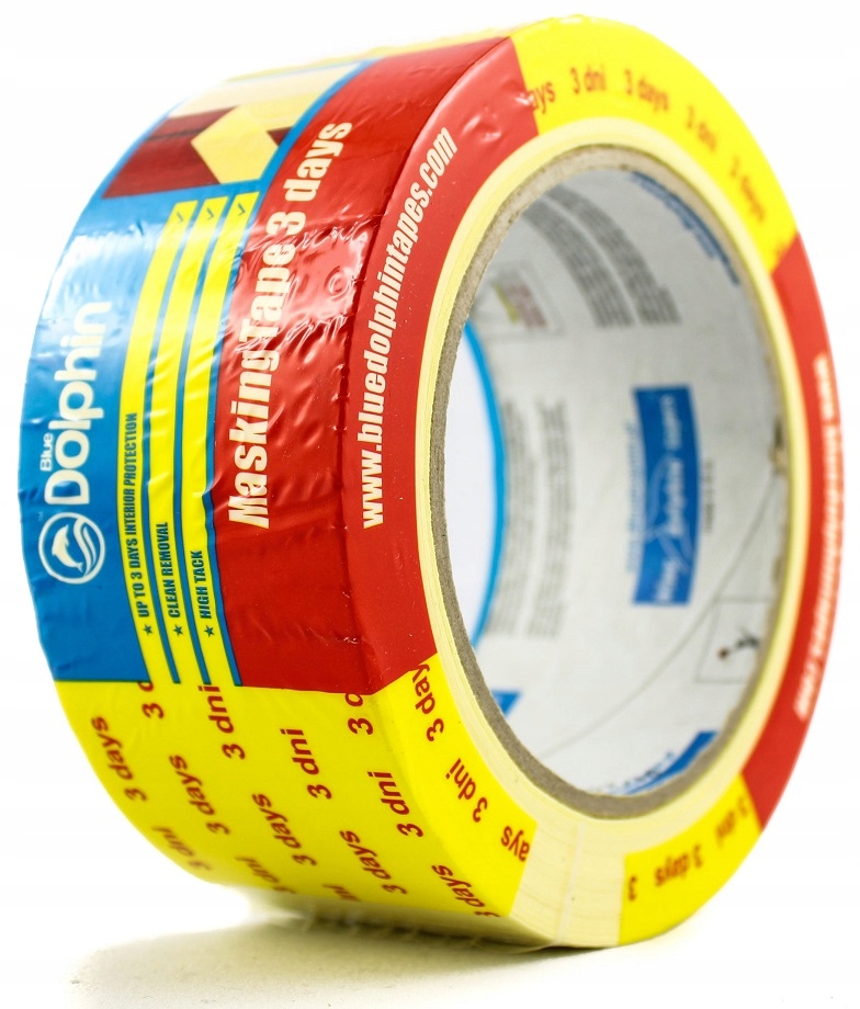 

Profesjonalna taśma maskująca Blue Dolphin 48mm