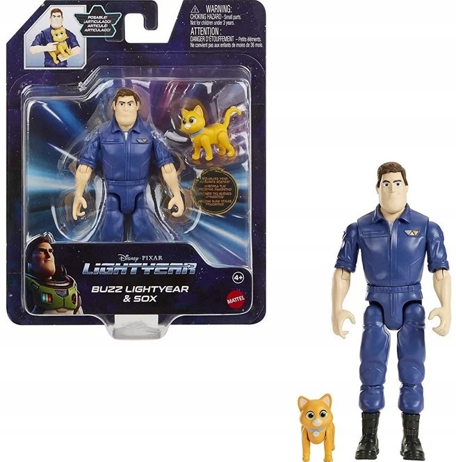 

Mattel Figurka Buzz Astral Lightyear i Sox 12cm