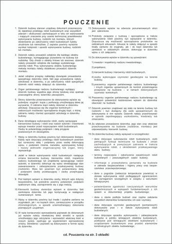 Dziennik budowy 200 kartek (100 kpl) SAMOKOPIUJĄCY Kod producenta Pb-51/2/s