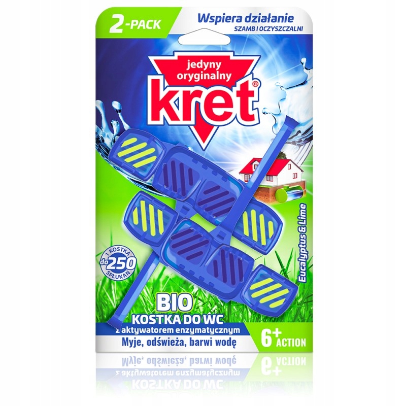 

Ekologiczna Kostka Wc Zawieszka Kret Bio 2 szt.