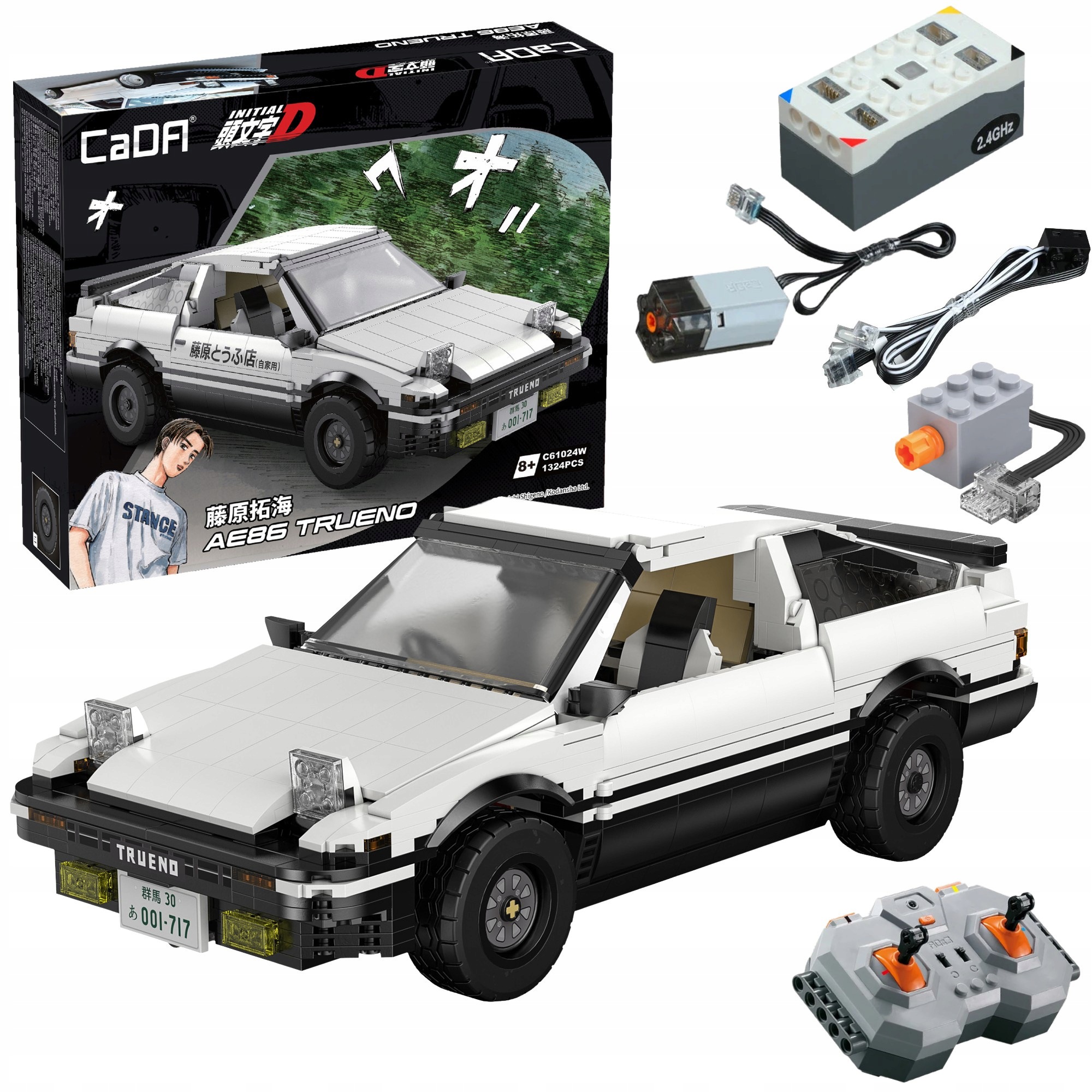 Zdalnie Sterowany Samochód Auto Toyota Trueno AE86 Initial-d Rc