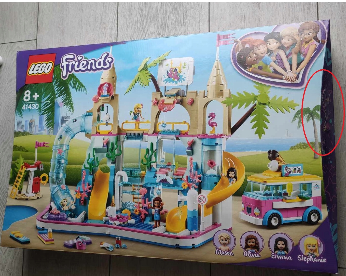 LEGO FRIENDS 41430 LETNIA ZABAWA W PARKU WODNYM Numer produktu 41430