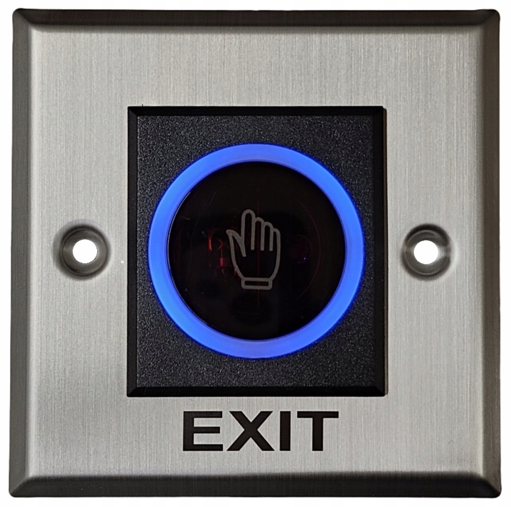 PODTYNKOWY PRZYCISK WYJŚCIA OTWARCIA DRZWI FURTKA BRAMA LED ZBLIŻENIOWY IR