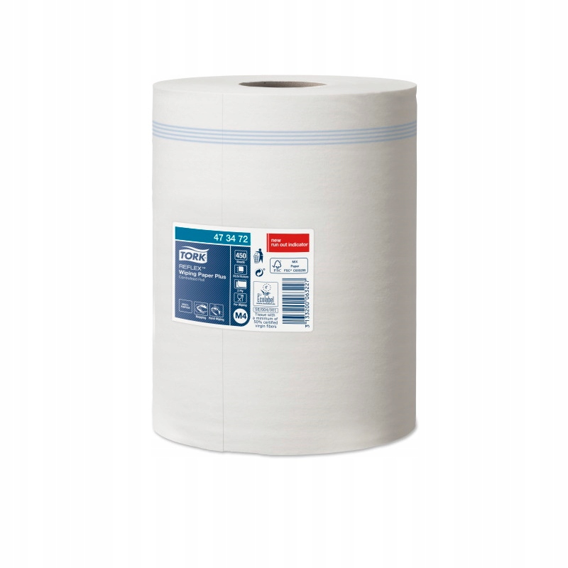 Tork Reflex 473472 Czysciwo papierowe M4 x9 rolek Brand Tork