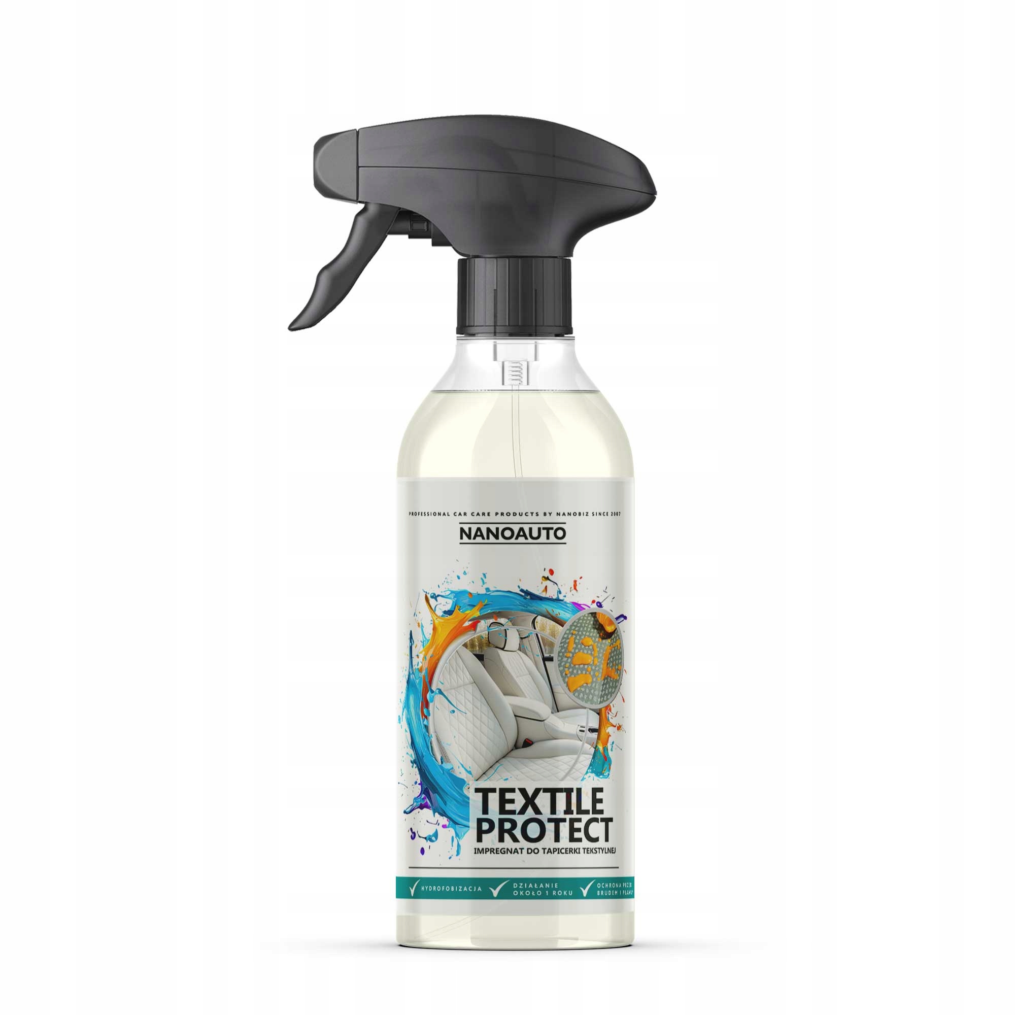 Nanoauto Textile Protect preparat do ochrony tapicerki samochodowej 500ml