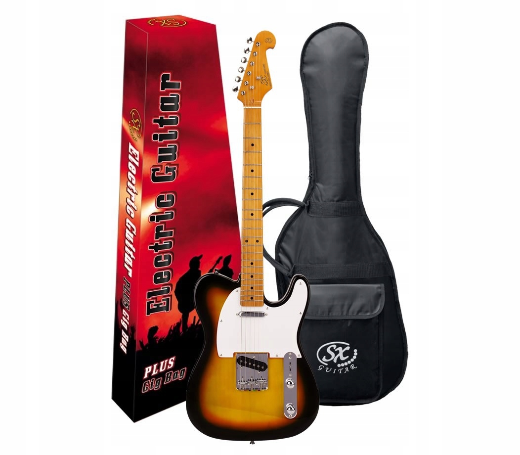Gitara elektryczna SX Telecaster STL50+3TS + pokr