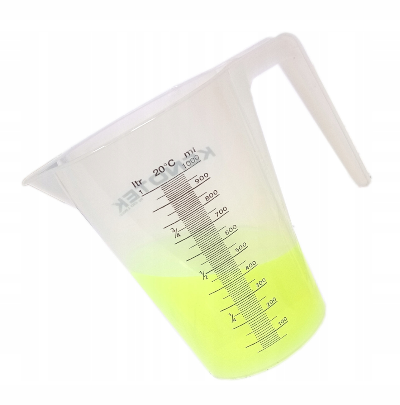 

Miarka płynów dozowanie chemii menzurka plastik 1L