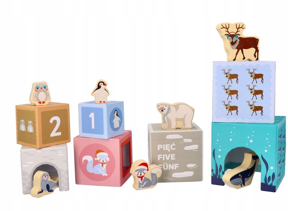 

Adam Toys Piramida z kubeczków Zwierzęta arktyczne