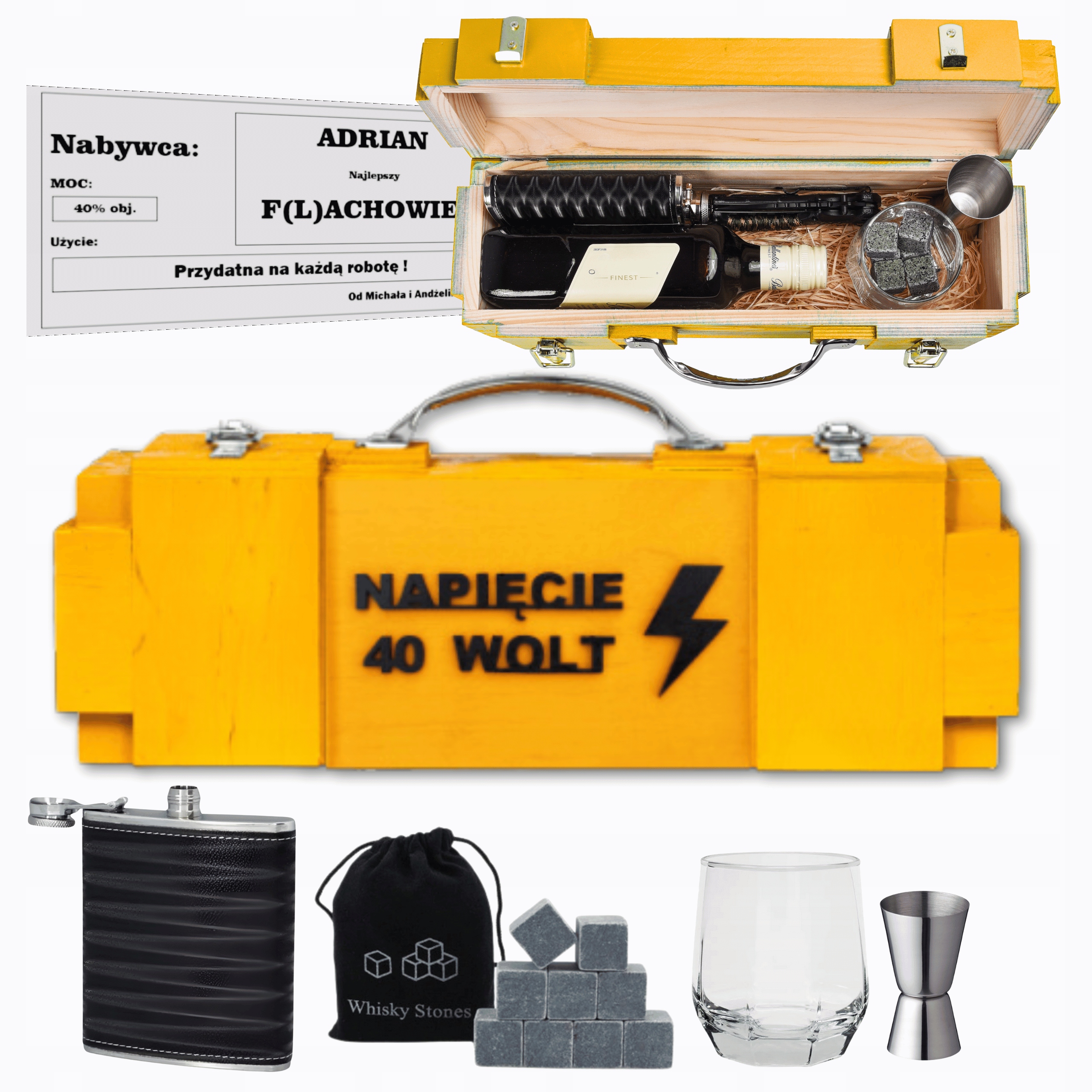 Dárek k 30. narozeninám pro muže manžela přítele, kompletní Set 18 40 60 Masivní