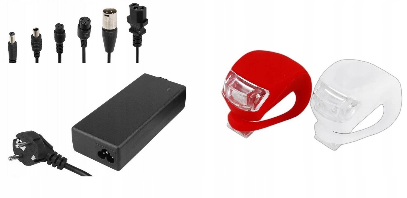 Nabíječka 230 V adaptéry pro koloběžku elektrickou desku lampičky