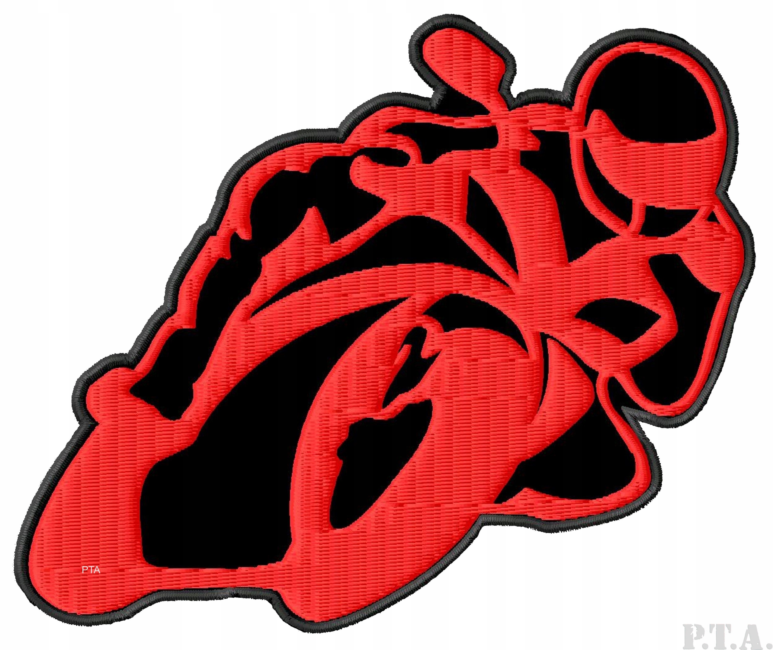 Ścigacz MOTO Racer Naszywka Termo klej