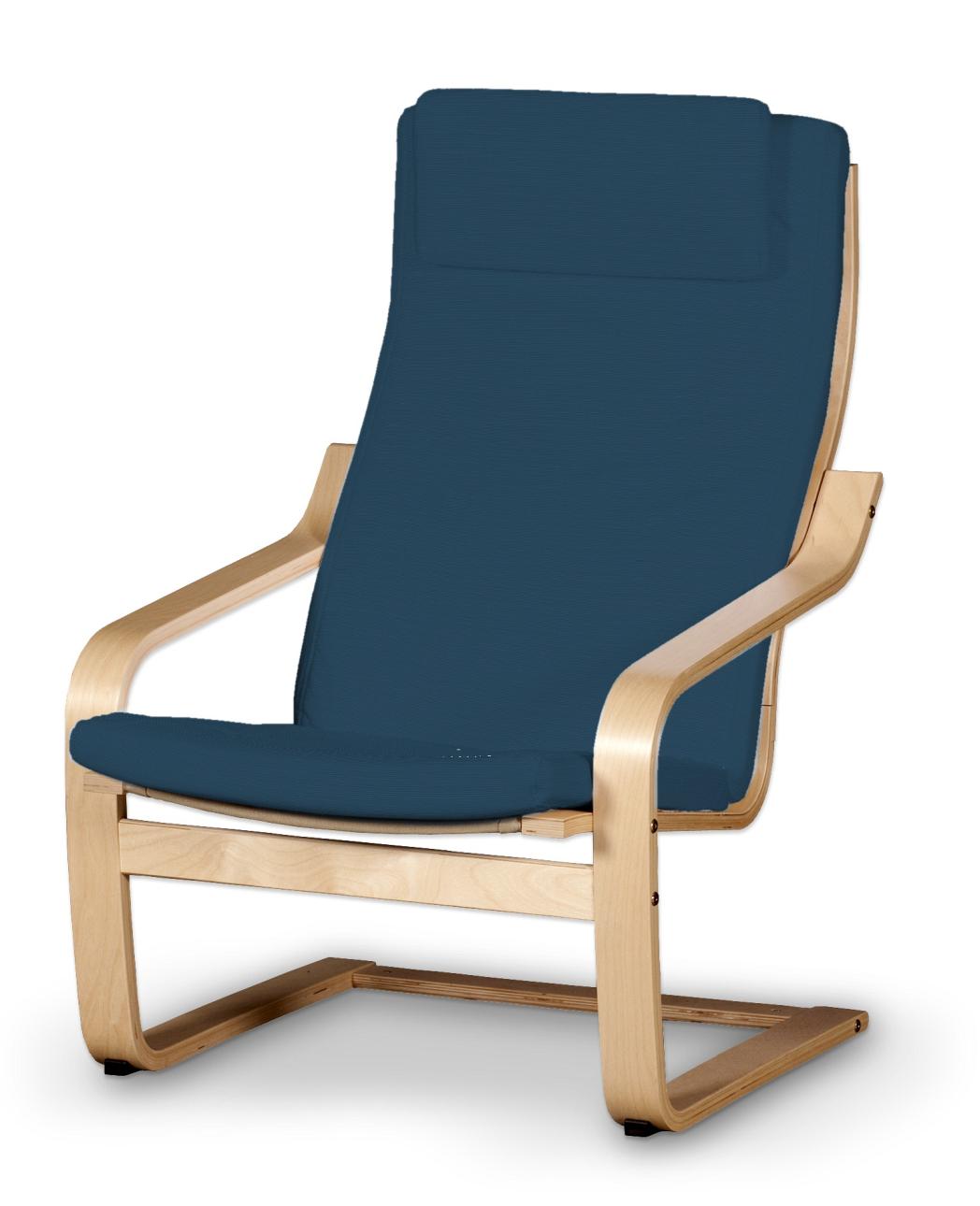 Dekoria Polštář na křeslo Poäng II Ikea modrý