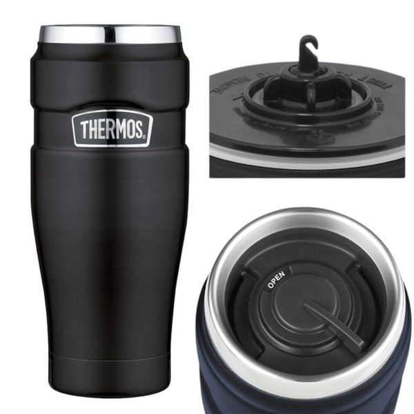 Thermos Style 470 ml – Vodotěsný termohrnek Černý mat