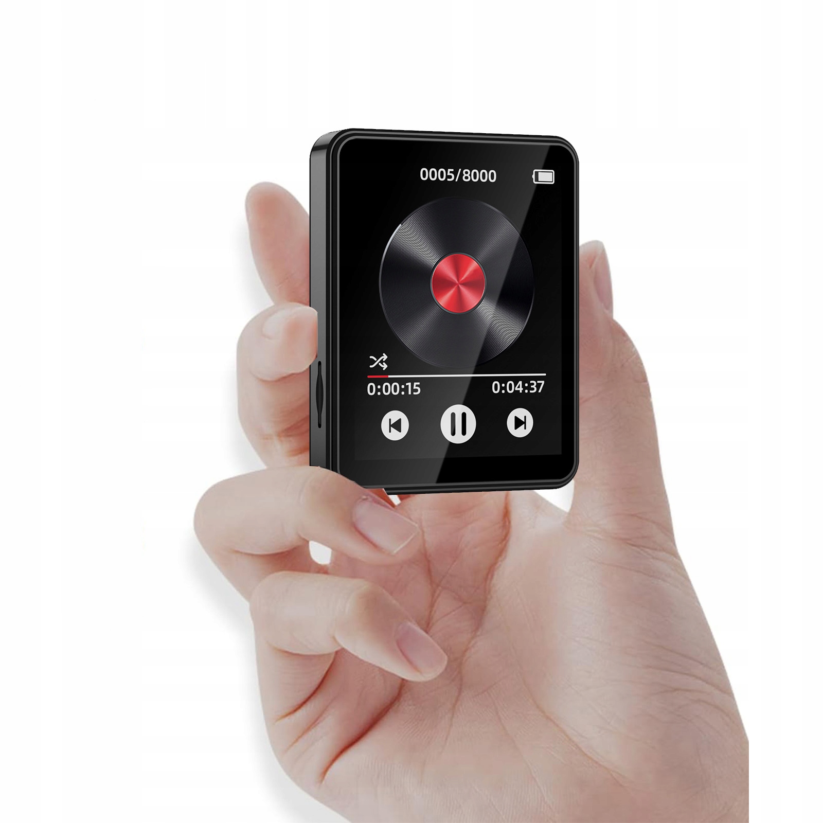 ODTWARZACZ MUZYCZNY HIFI MP3 MP4 16GB BLUETOOTH 5.3 FM RADIO POLSKI MENU Odtwarzane formaty plików .mp3 .wav .wma