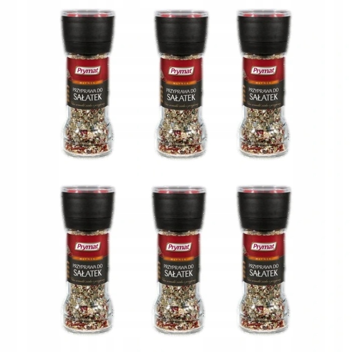 Levně 6 x 50 g Prymat Koření do salátů v mlýnku Karton