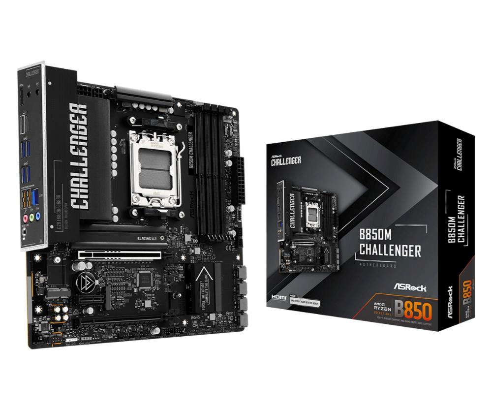 ASRock Mb Sc AM5 B850M Challenger, Amd B850, 4xDDR5, 1xHDMI, mATX…