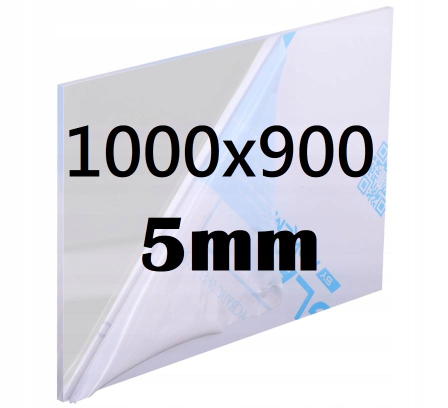 Plexi Plexi Plexi Plexa na míru 100 cm x 90 cm x 5 mm Bezbarvá Deska