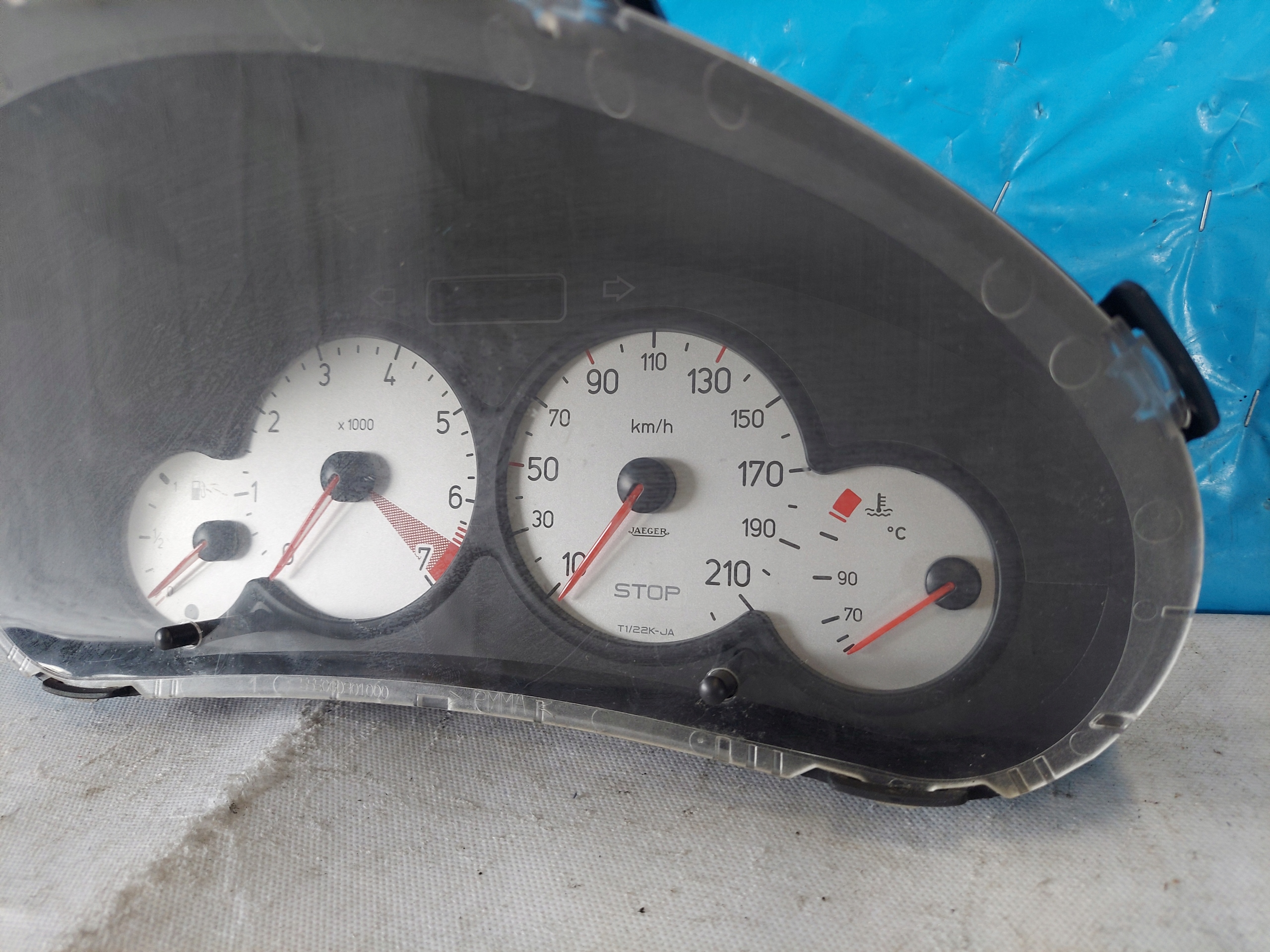 dials clock PEUGEOT 206 1.4 B 9655976380