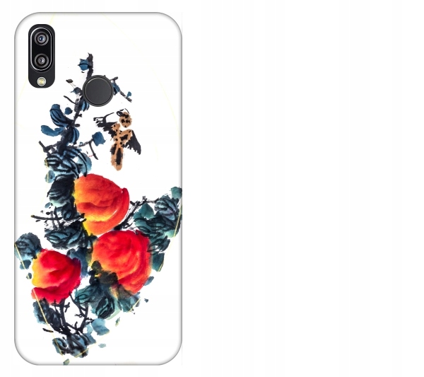 

Etui pokrowiec Huawei P20 Lite Kwiaty akwarela chi