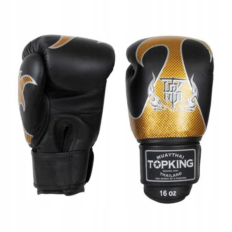 rękawice bokserskie muay thai top king empower 12OZ Czarny/złoty