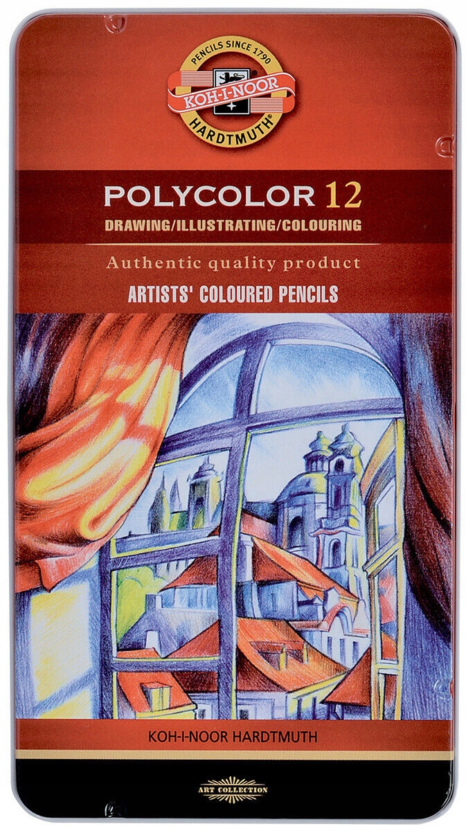 Pastelky Koh-I-Noor Polycolor 12 Ks