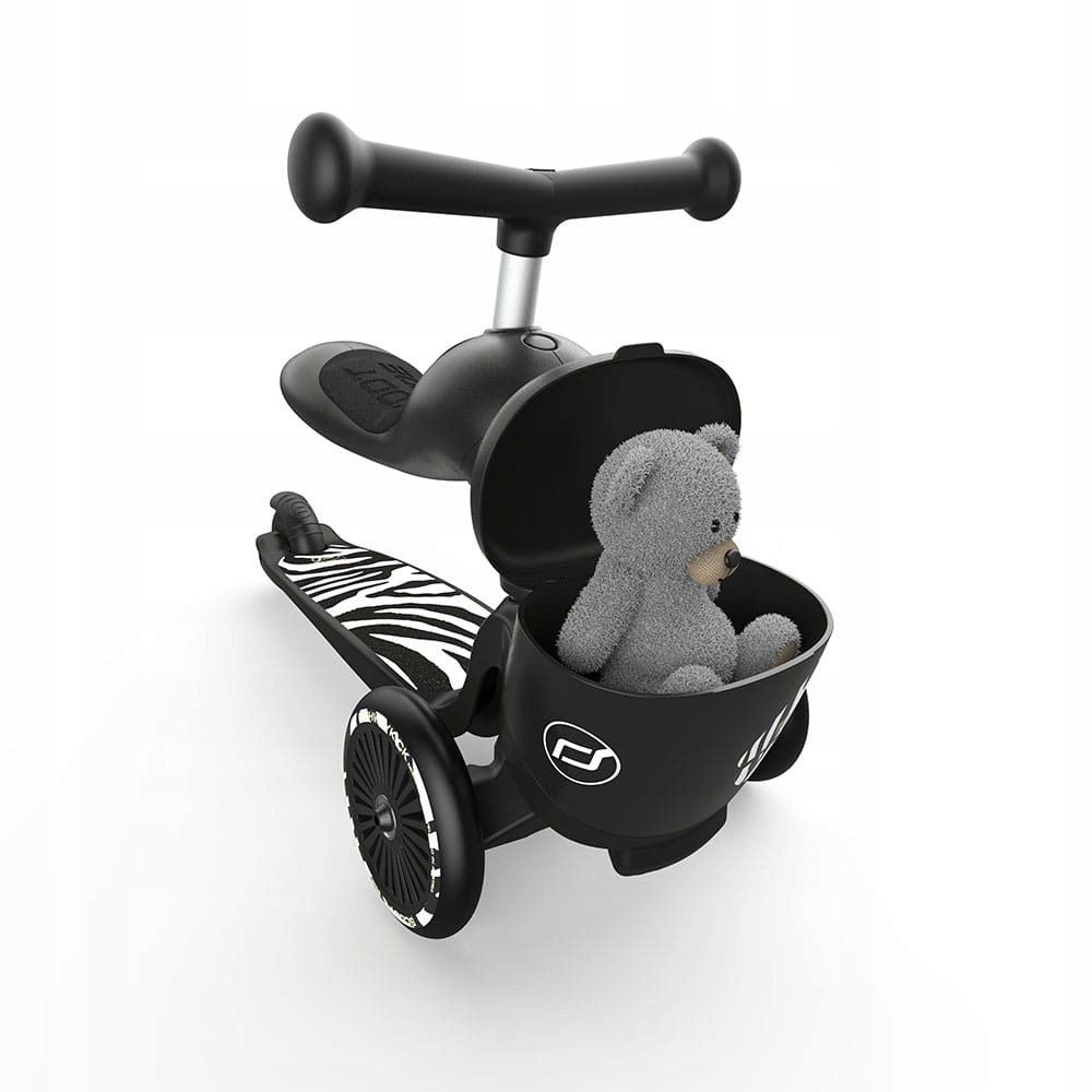 SCOOT AND RIDE HULAJNOGA JEŹDZIK 2w1 Highwaykick 1 LIFESTYLE Zebra 1+ Liczba kół 3
