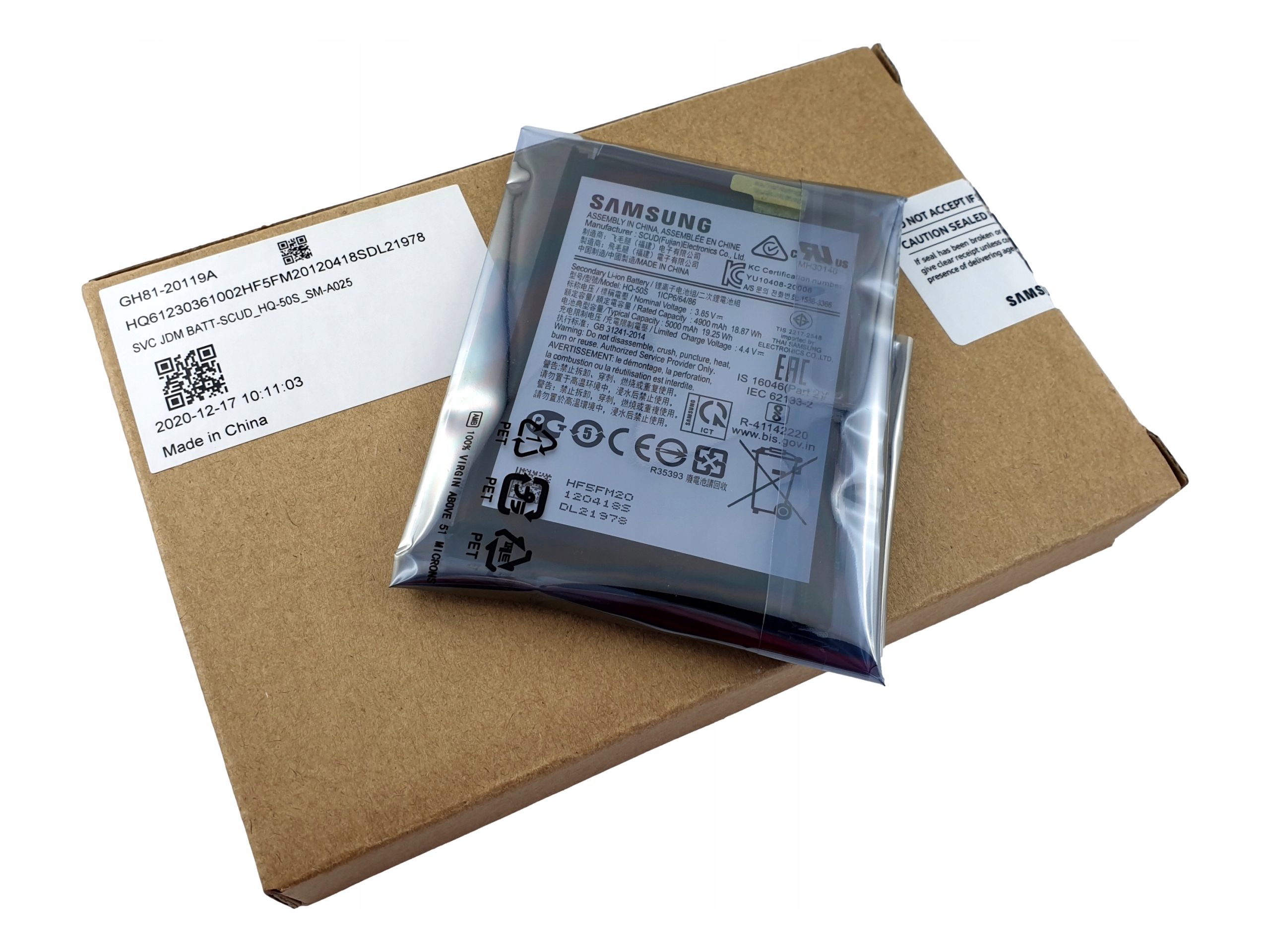 Samsung Galaxy A03 SM-A035G/DSN Oryginalna Bateria Akumulator HQ-50S