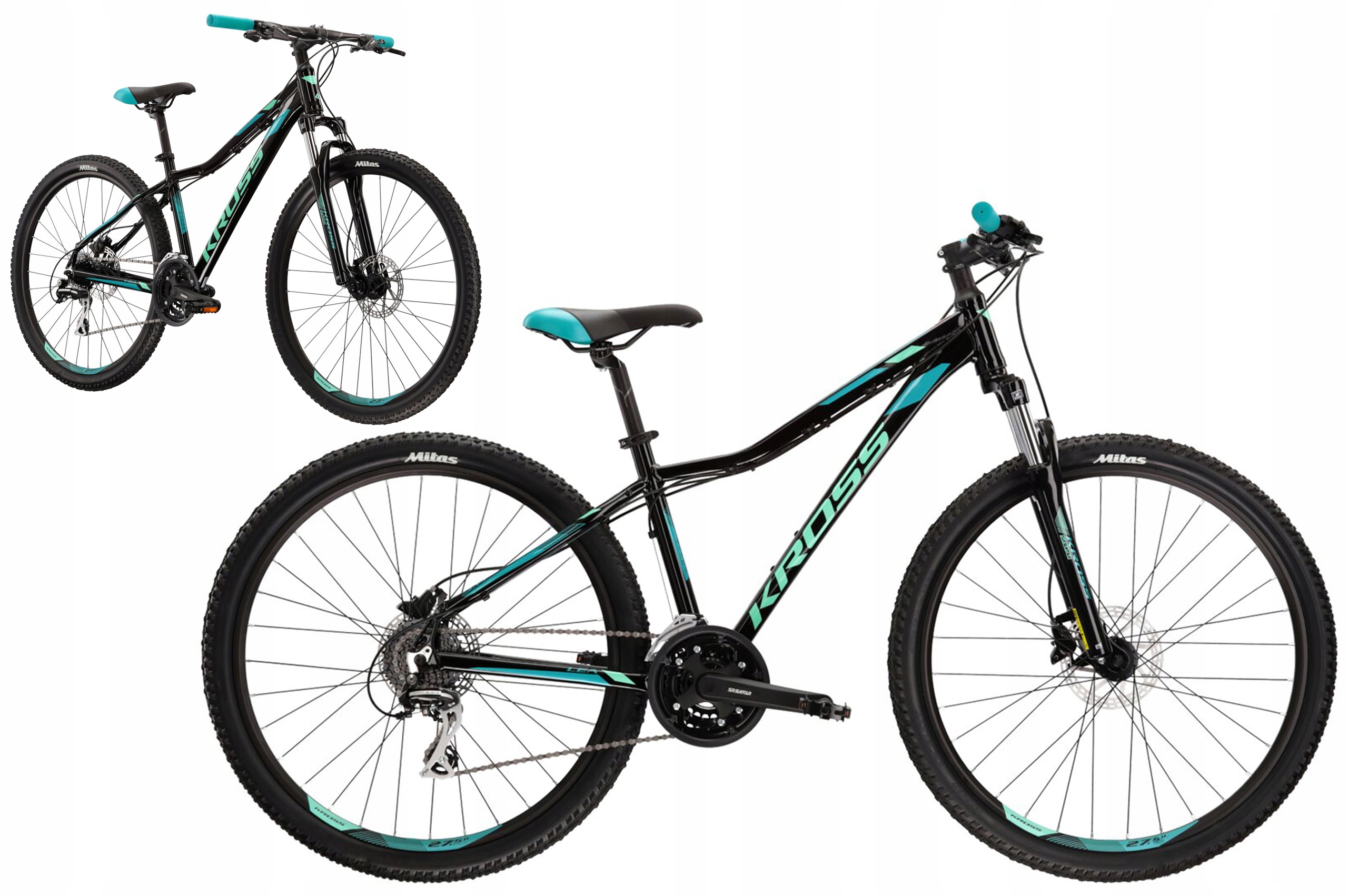 Rower 27.5 Mtb Kross Lea 5.0 Xxs 14' czarny R23