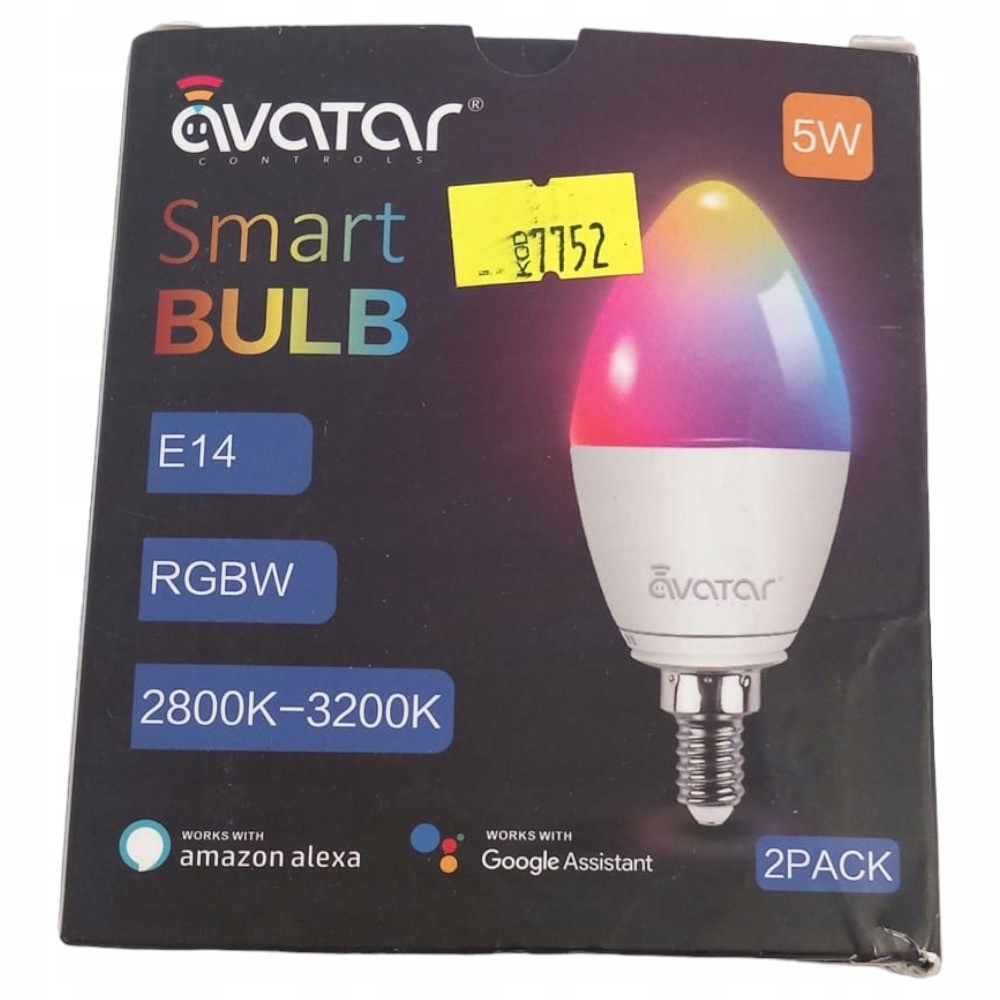 Inteligentne 2 żarówki LED E14 5W sieć 2,4GHz Rodzaj gwintu E14