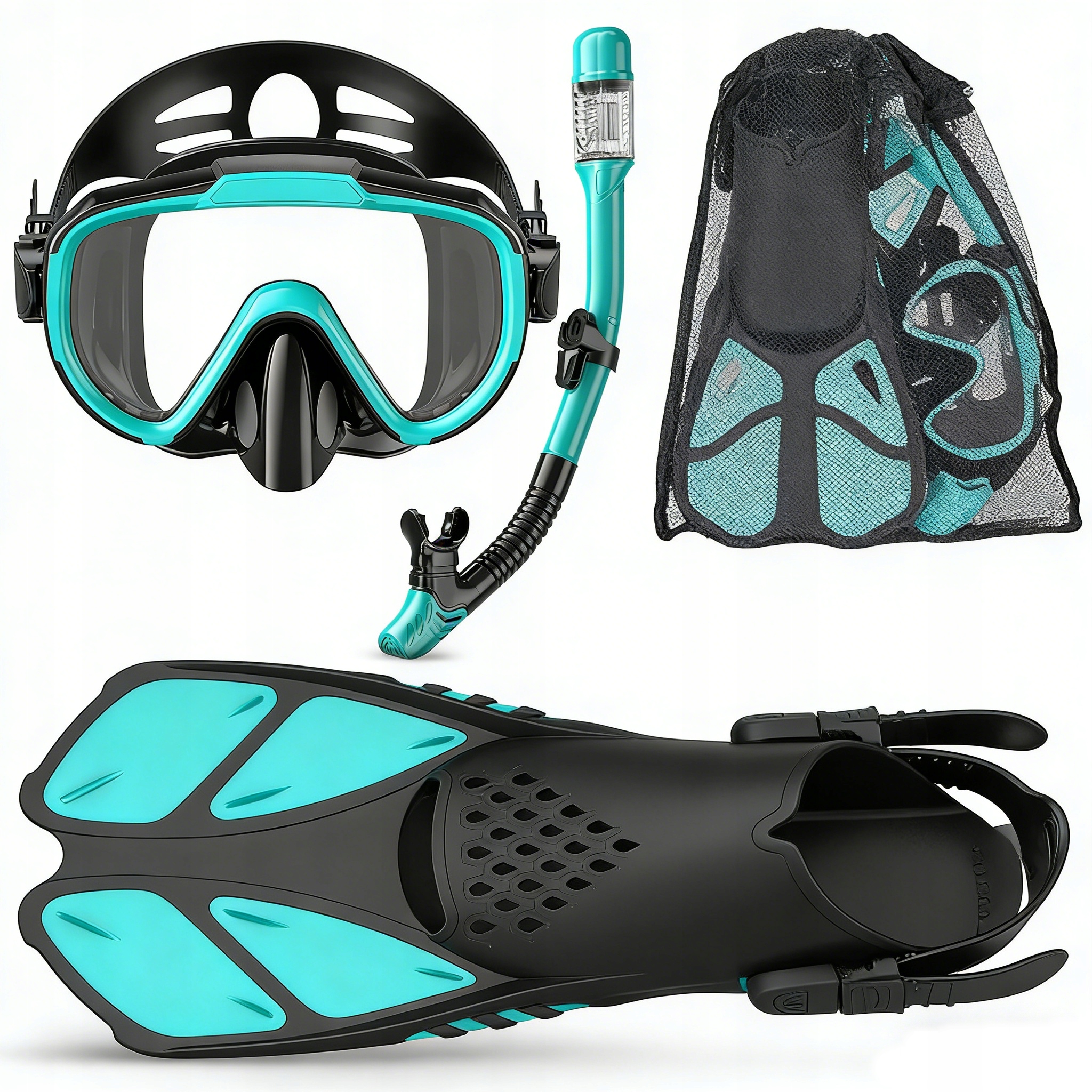 Potápěčské Brýle A Dýmka Na Potápění Brýle A Šnorchl Na Šnorchlování ploutve S/m