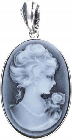 Stříbrný přívěsek 925 kamej s portrétem ženy 4,85 g – ideální jako dárek, módní