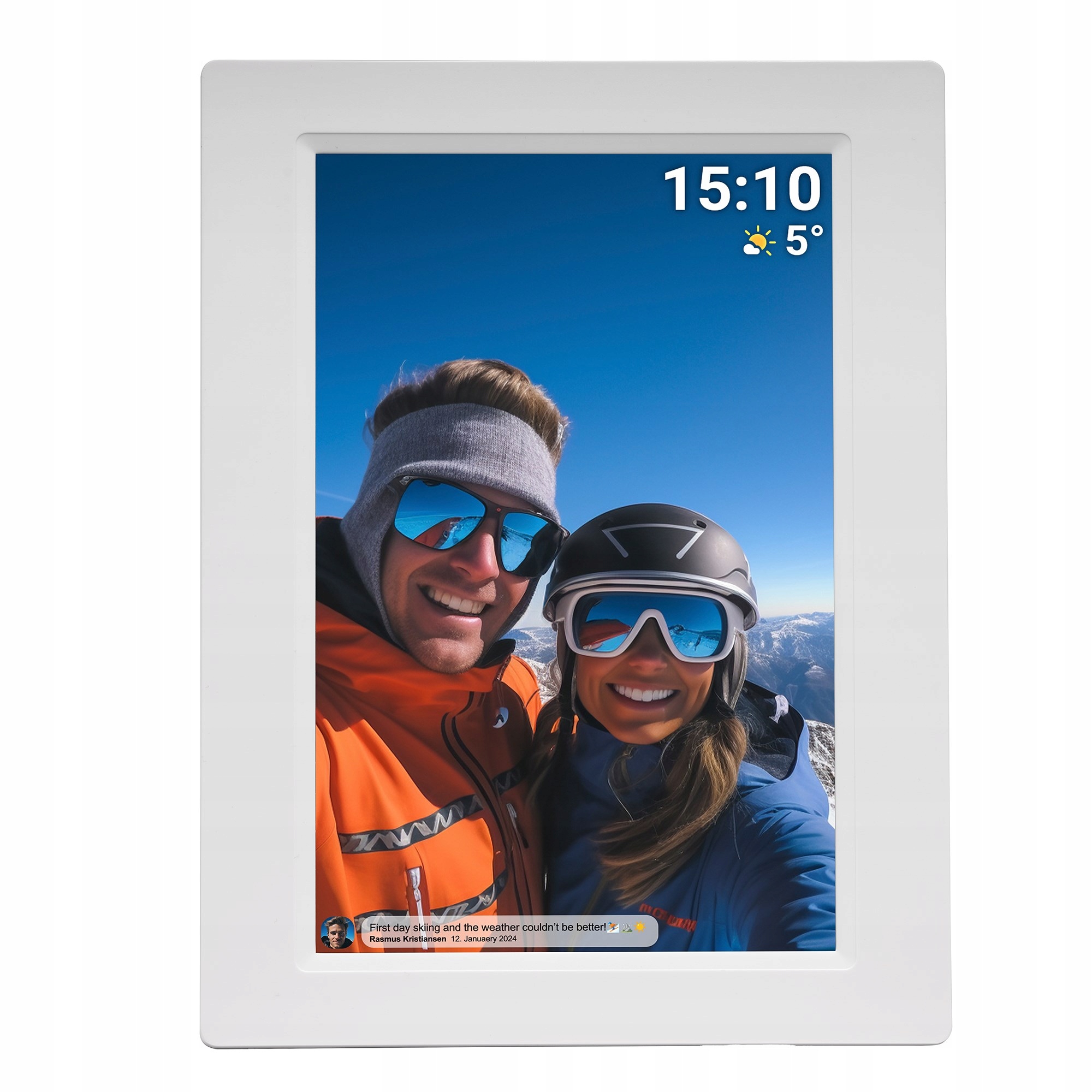 Ramka na zdjęcia Denver Frameo 10.1 cala 16GB biała