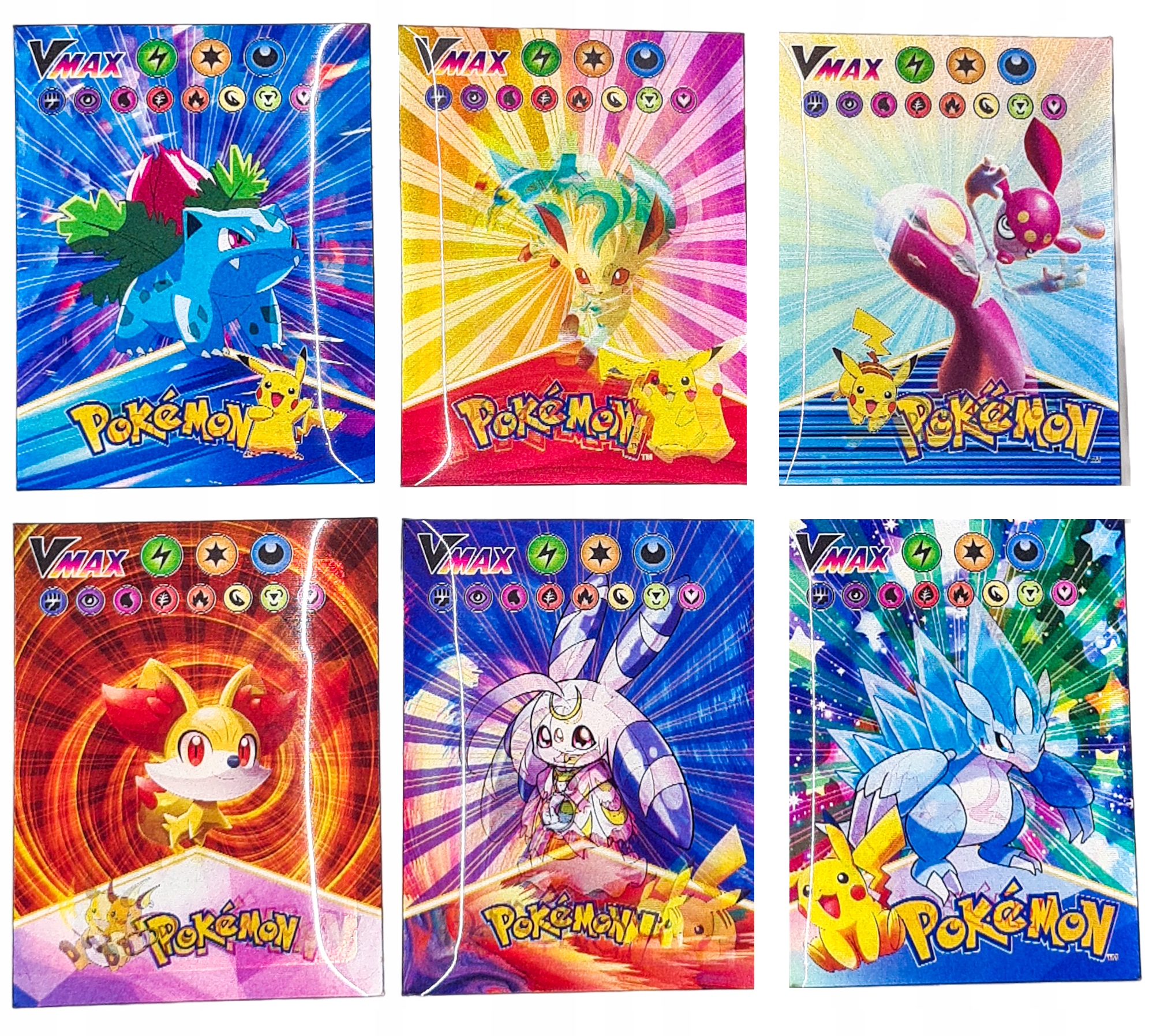 POKEMON KARTY TRÓJWYMIAROWE 3D SASZETKA 10 KART Wydawca inny