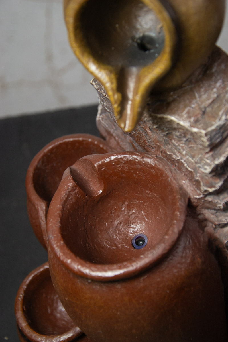 Fontanna Ogrodowa Amfora z oświetleniem LED domowa na Taras Balkon WADA Producent Progarden