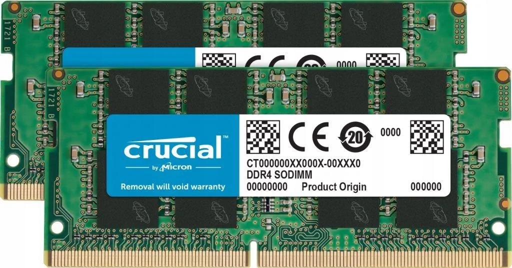 paměť Ram So-dimm pro notebooky DDR4 2x 32GB (64GB) Crucial 3200MHz