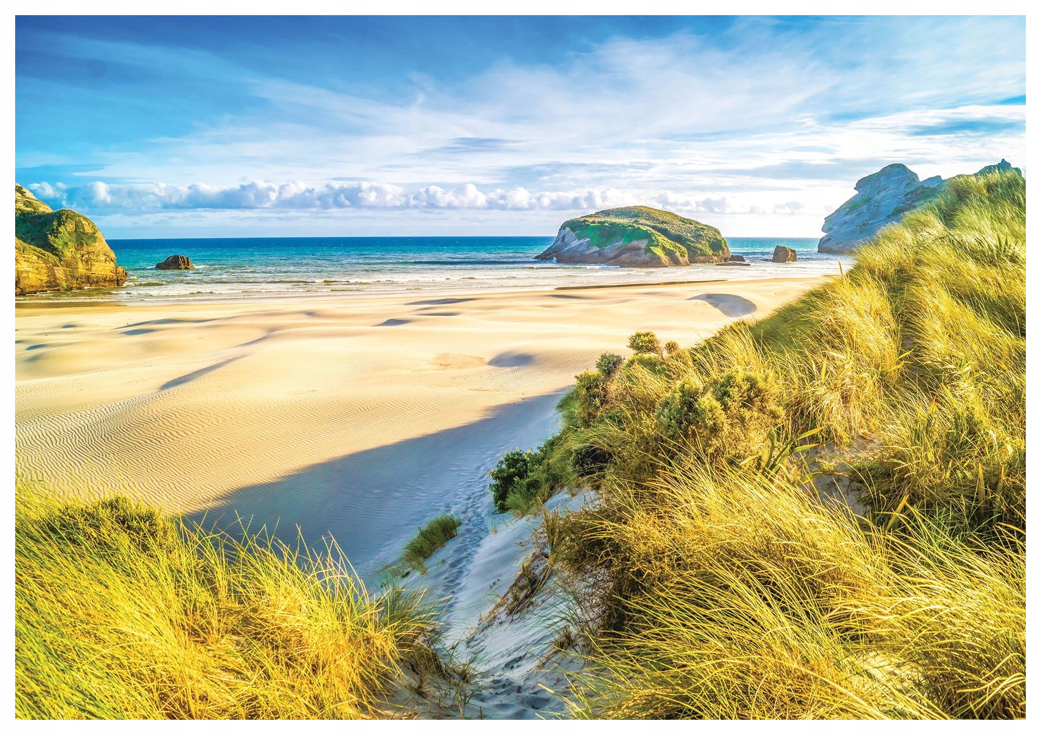 Fototapeta flizelina Pláž dun a mořských ostrovů vánek relaxace 416x290 lepidlo