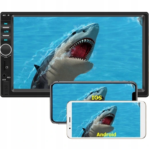 RADIO SAMOCHODOWE PL 2DIN BLUETOOTH KAMERA w RAMCE Rodzaj akcesoryjny