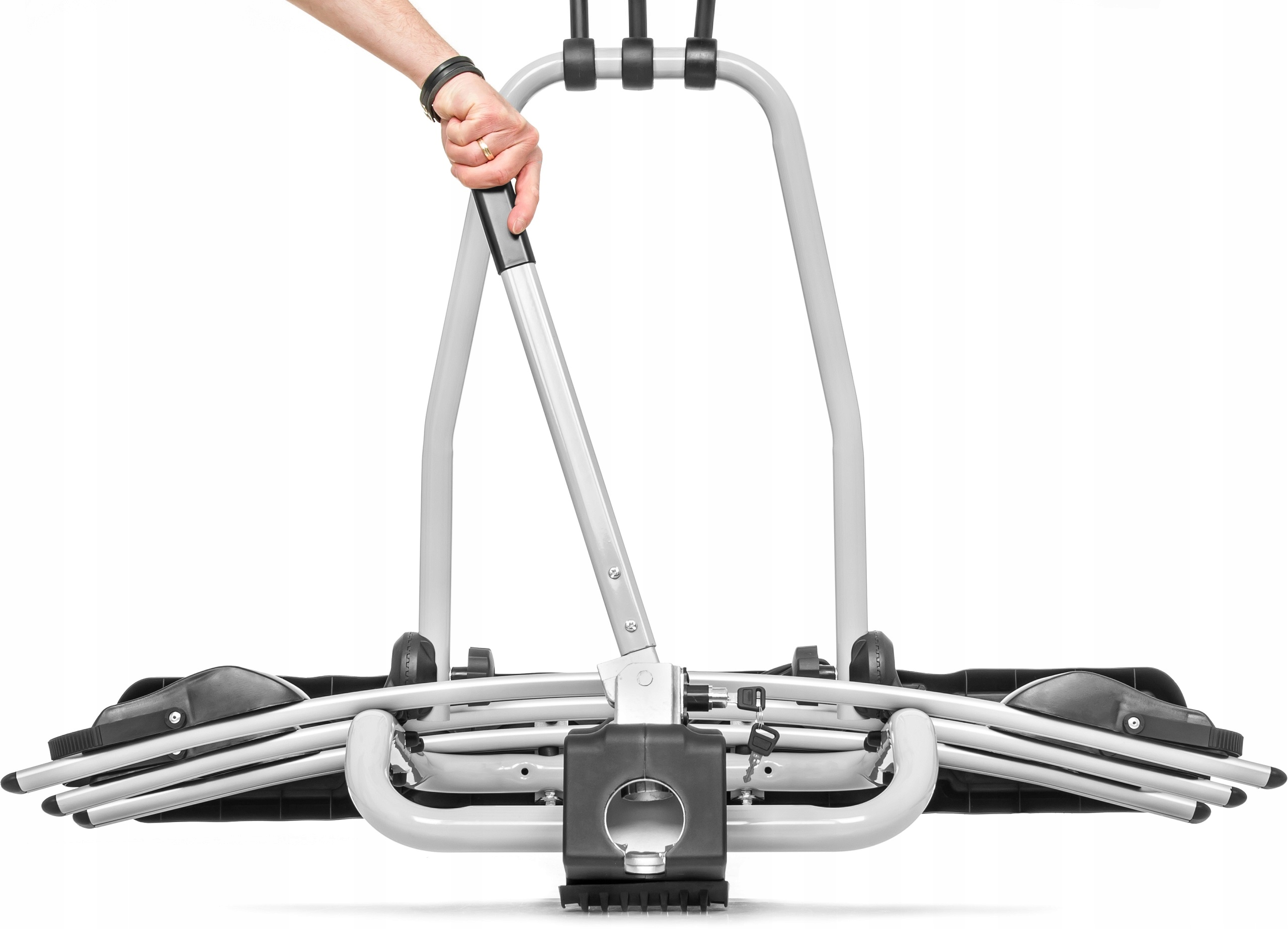 BAGAZNIK ROWEROWY SAMOCHODOWY HAK 3 ROWERY UCHWYT Handle carrying capacity 45 kg