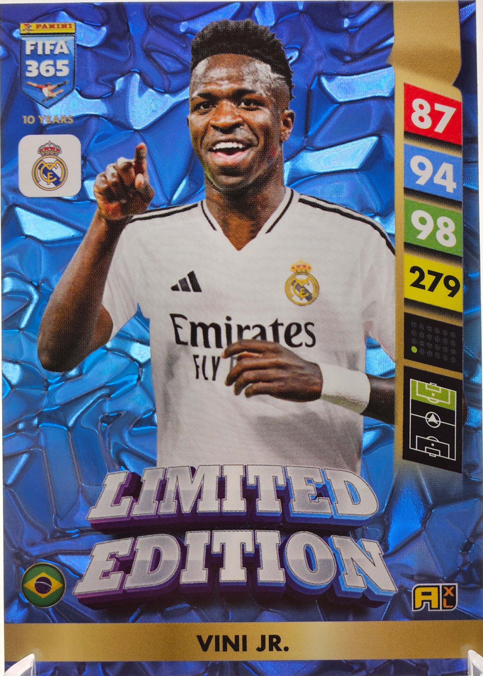 Limited Edition Fifa 365 2025 karty piłkarskie Vini Jr