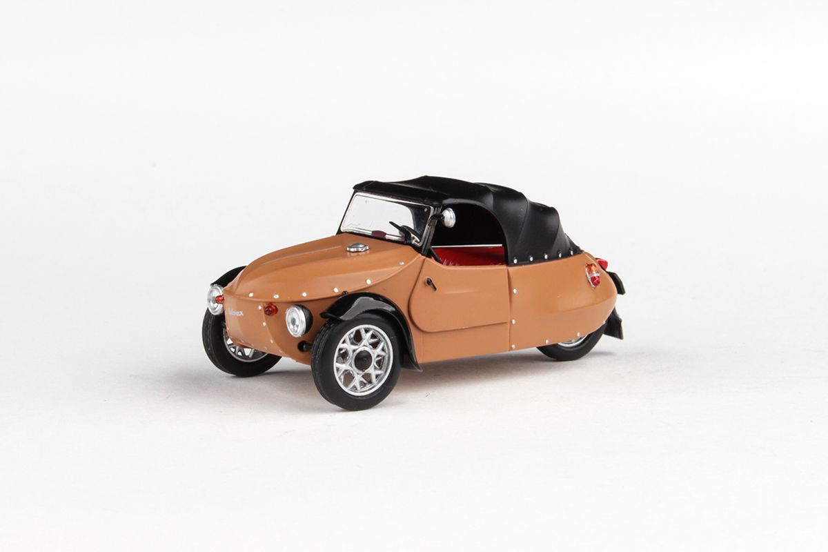 Abrex Velorex 16/350 (1966) 1:43 Béžová/Černá/Černá