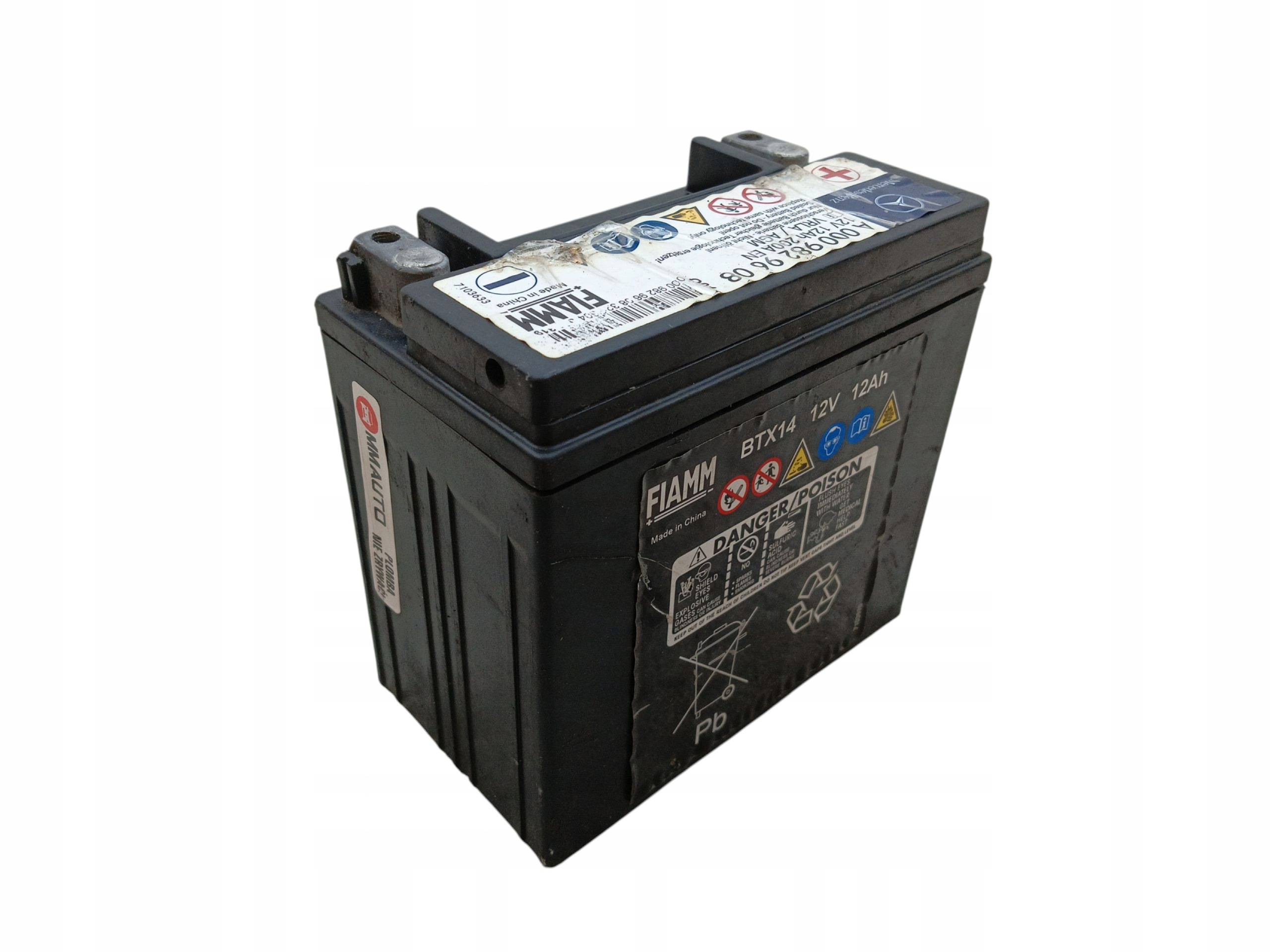 battery auxiliary MERCEDES E W212 (2009-2012) A0009829608