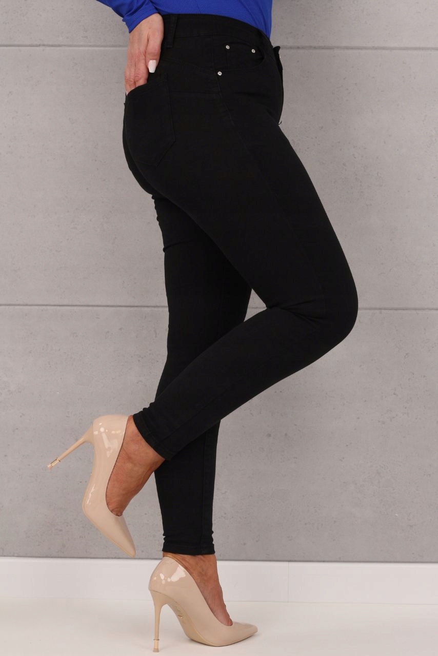 KLASYCZNE JEANSY DAMSKIE WYSZCZUPLAJĄCE 34 Rozmiar 34