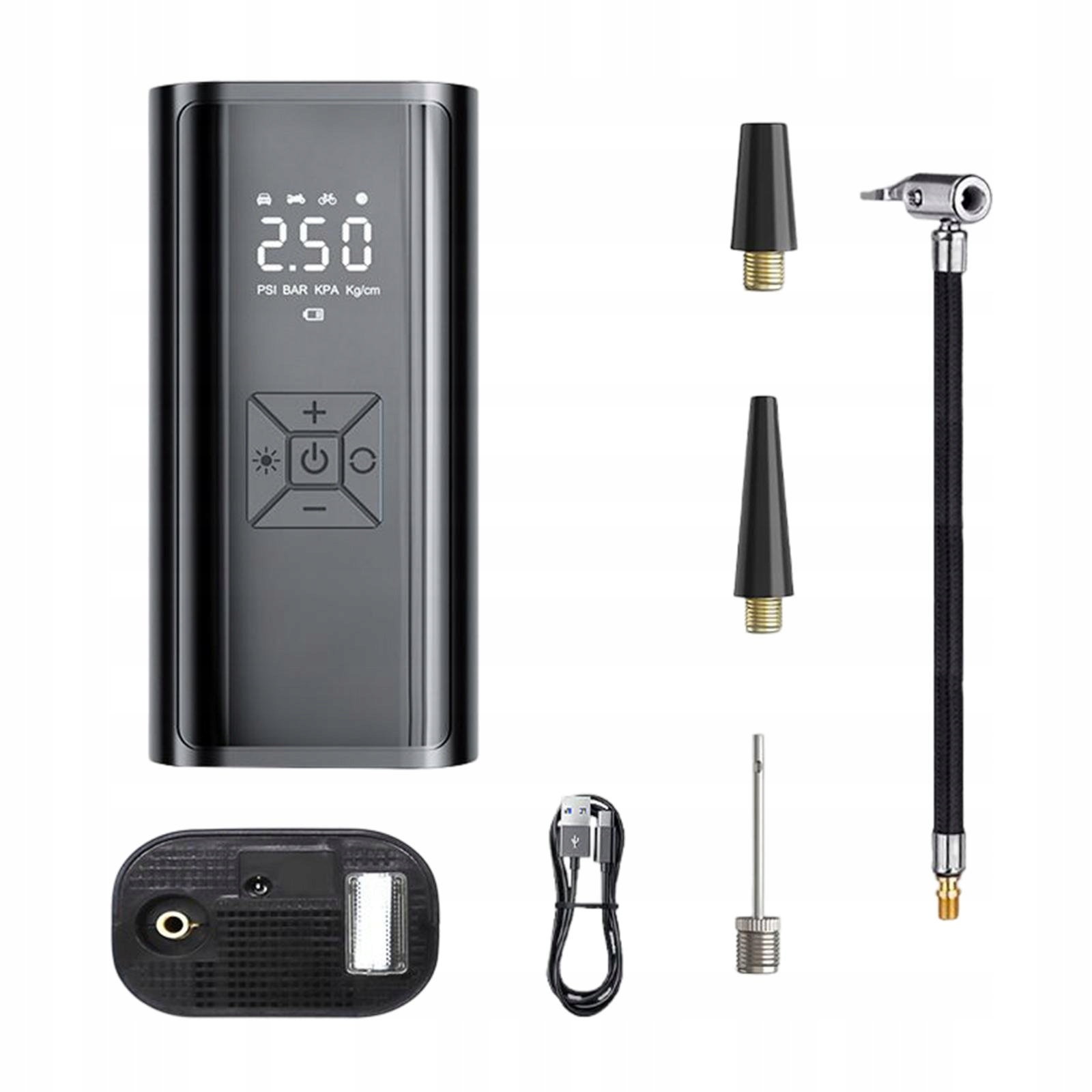 Przenośny elektryczny inflator opon samochodowych Szybka inflacja do motocy