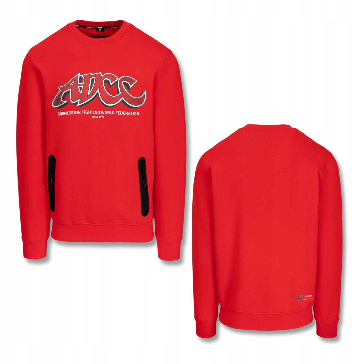 Pánská Mikina crewneck Pitbull Adcc Dogwood bez kapuce, lehce elastická