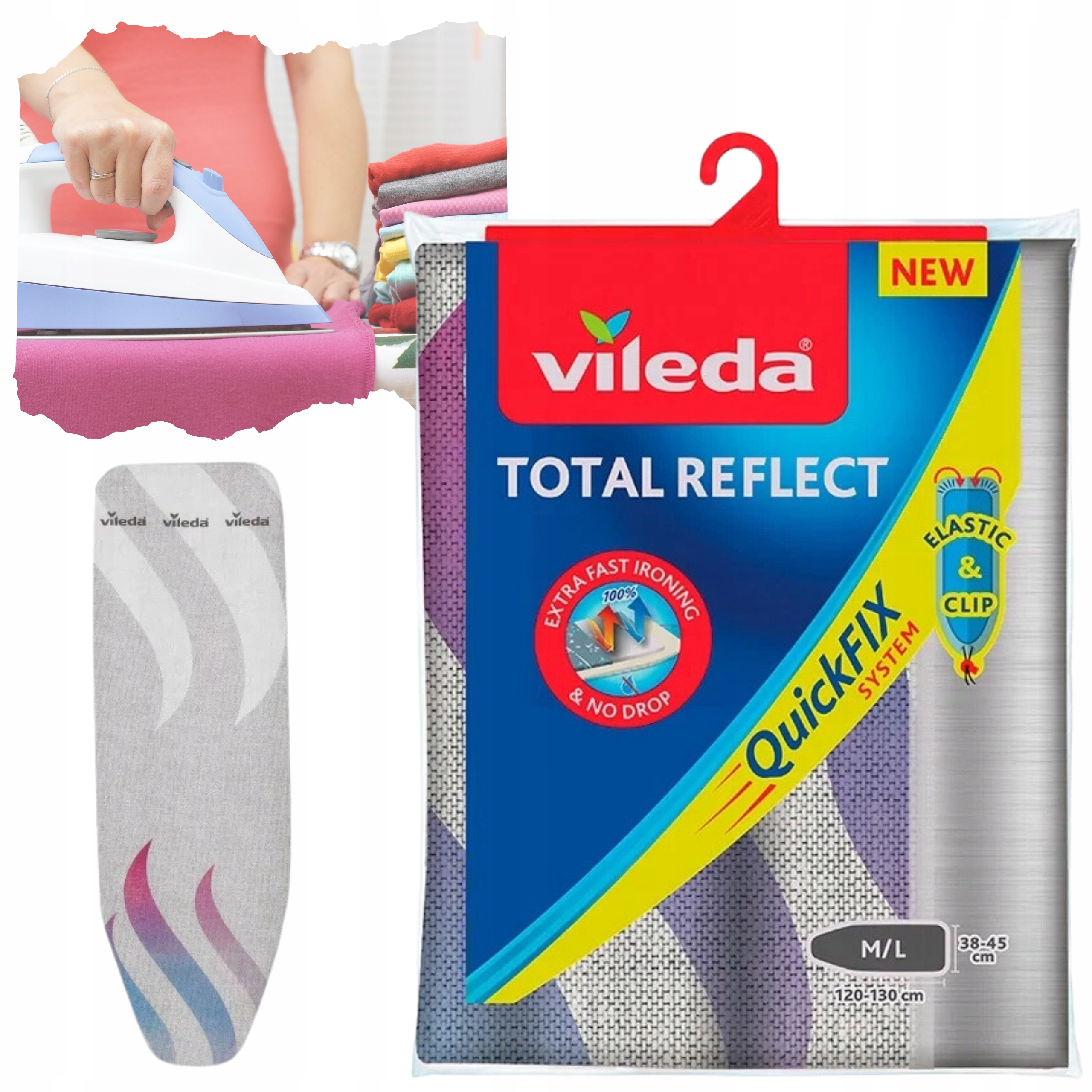 Levně Vileda Total Reflect Pouzdro Na Žehlicí Prkno pro parní stanici