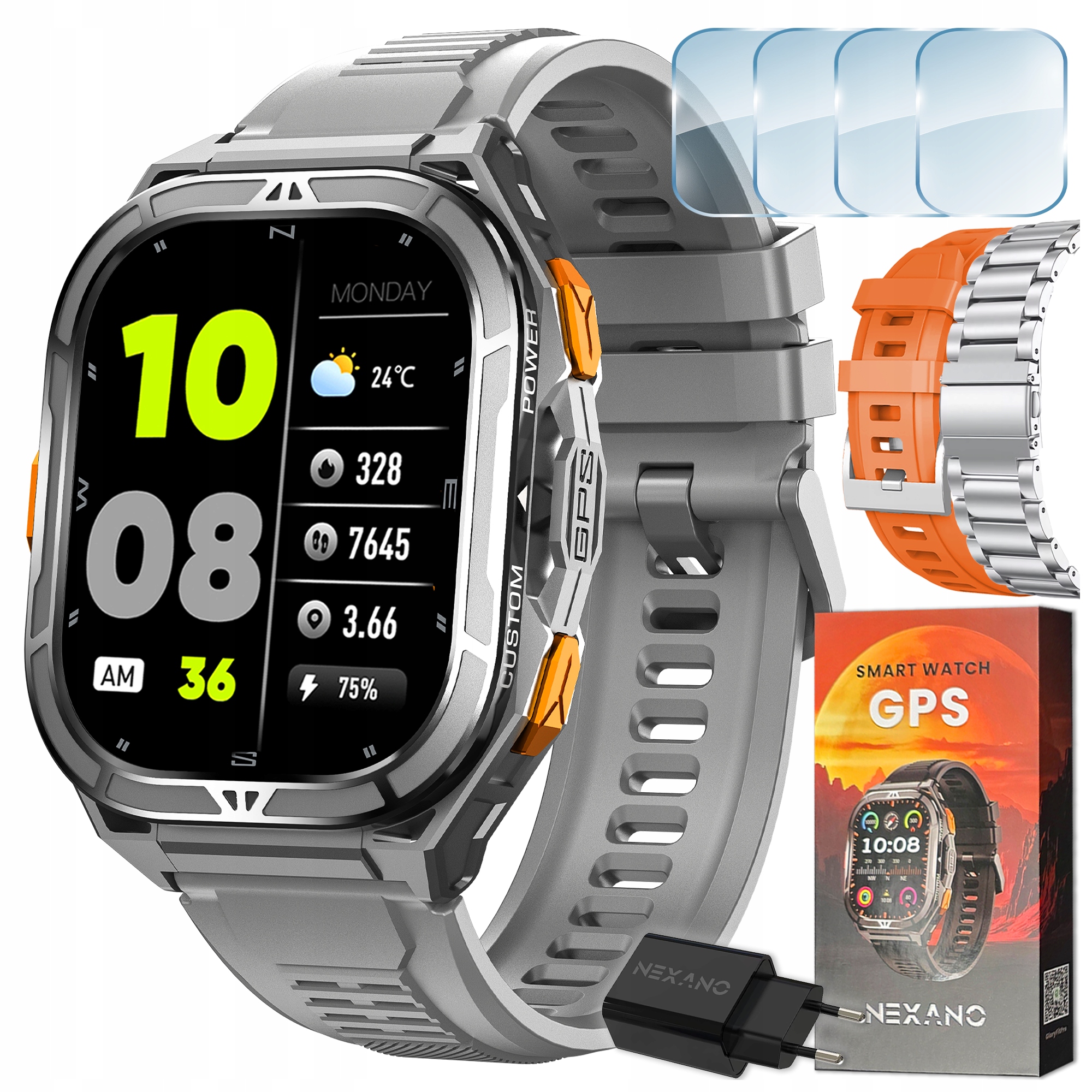 Chytré Hodinky Pánské Hodinky Gps Voděodolné Volání Chytré Hodinky Sport Menu Pl