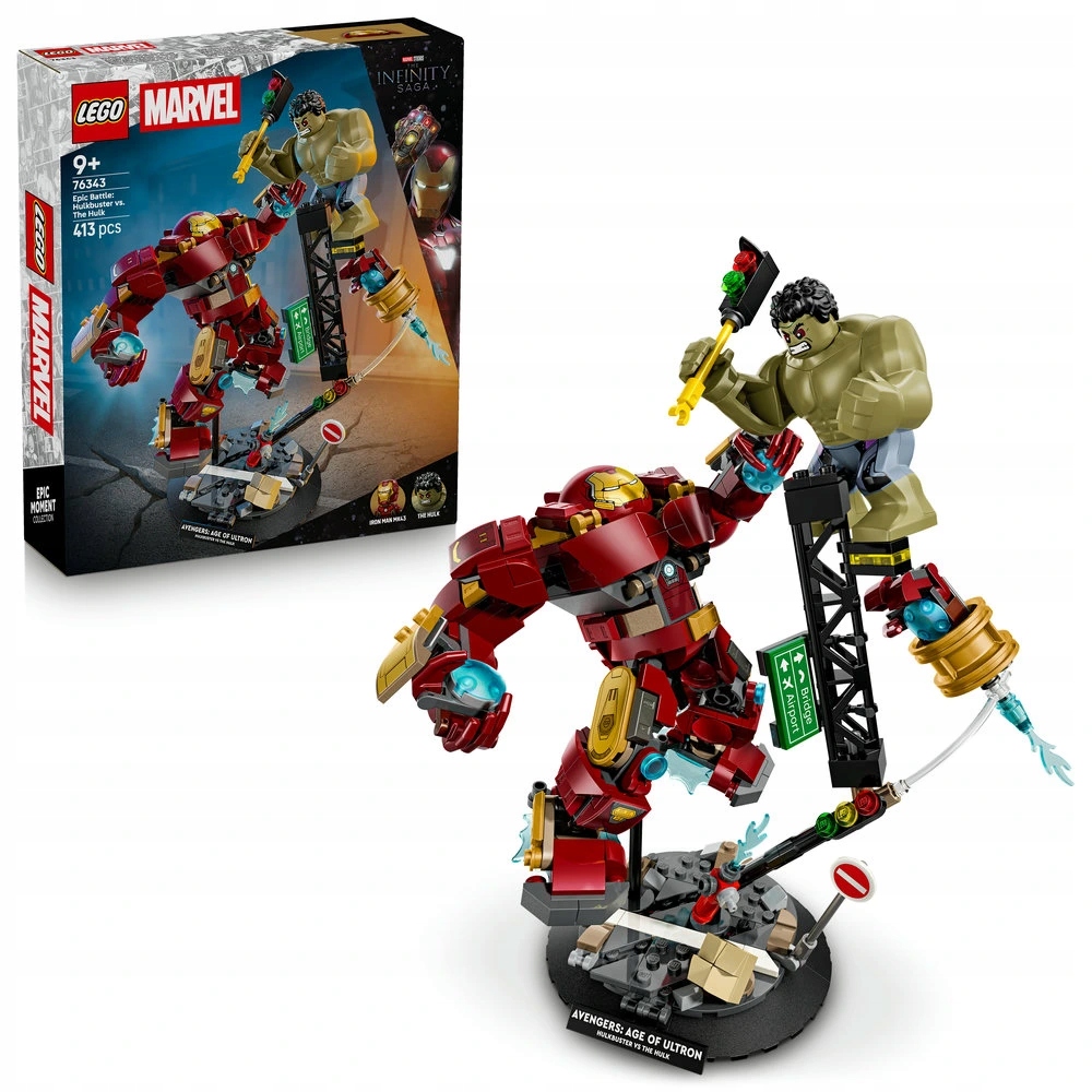 Lego Marvel 76343 Epický souboj: Hulkbuster vs. Hulk