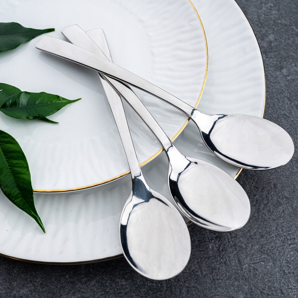 ZESTAW SZTUĆCÓW ŁYŻKA OBIADOWA 3 SZTUKI Wykończenie połysk