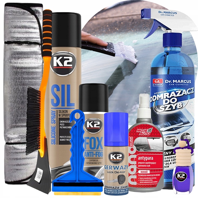 

Zestaw zimowy do pielęgnacji samochodu 9 produktów