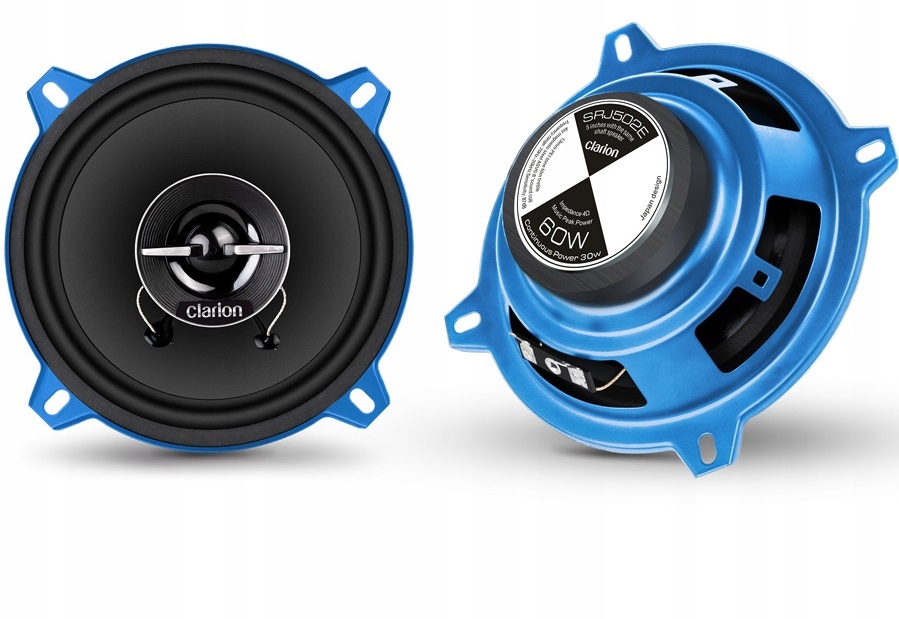 Clarion SRJ502E Reproduktory do auta 13 cm 130 mm 2pásmové 60 W Max 30 W Rms